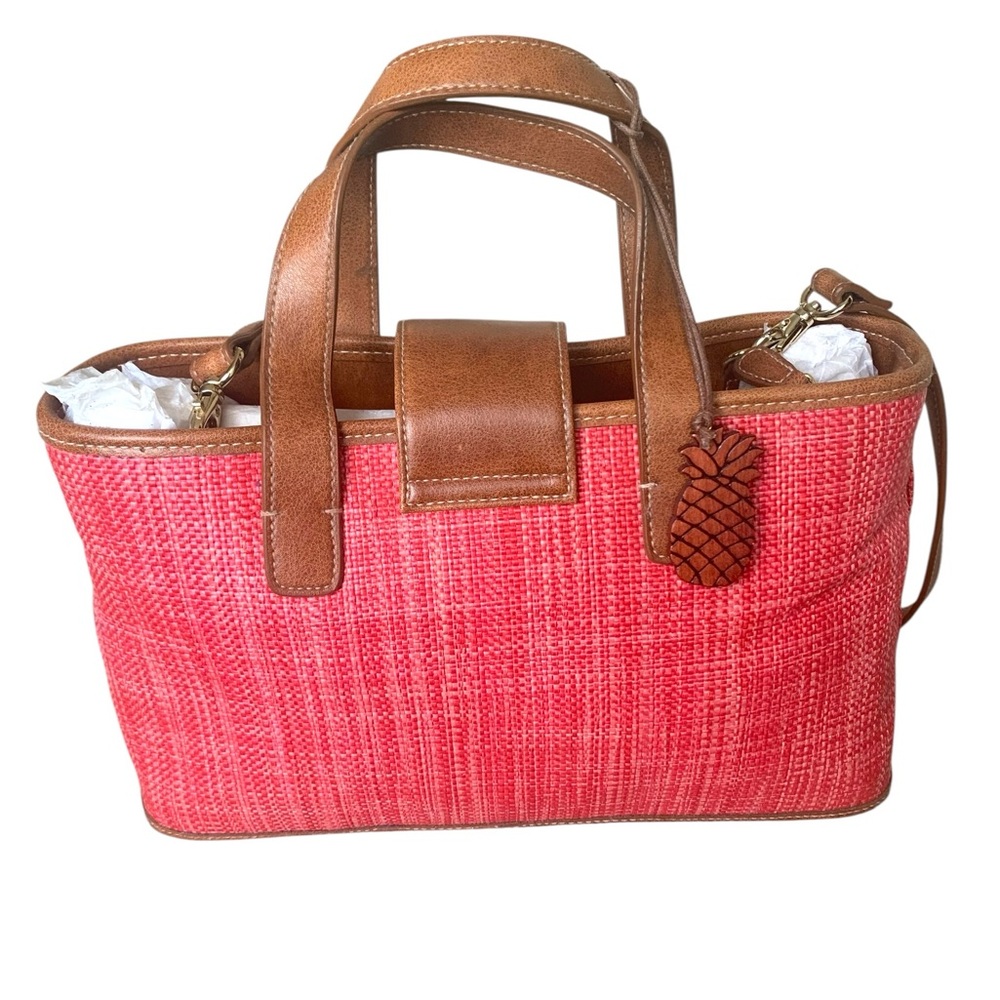 NWT Liz Claiborne Crossbody Tote Bag Pink - Picture 2 of 13